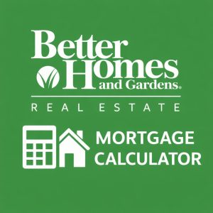 Mortgage calculator promotional graphic